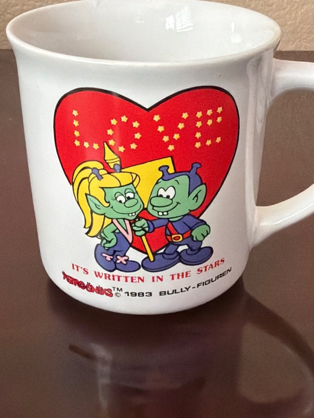 1983 Astrosniks Coffee Mugs Bully Figuren Star Power Korea Set of 4 - Picture 14 of 15